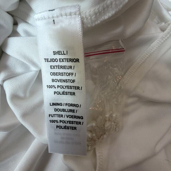 Anthropologie BHLDN Sorrento Bridal Wedding Dress Size 2 white beaded pearl NWT - Picture 16 of 16